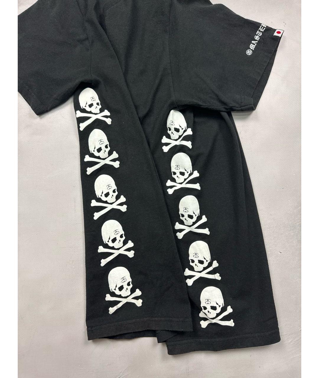 MASTERMIND JAPAN Черная хлопковая футболка, фото 4