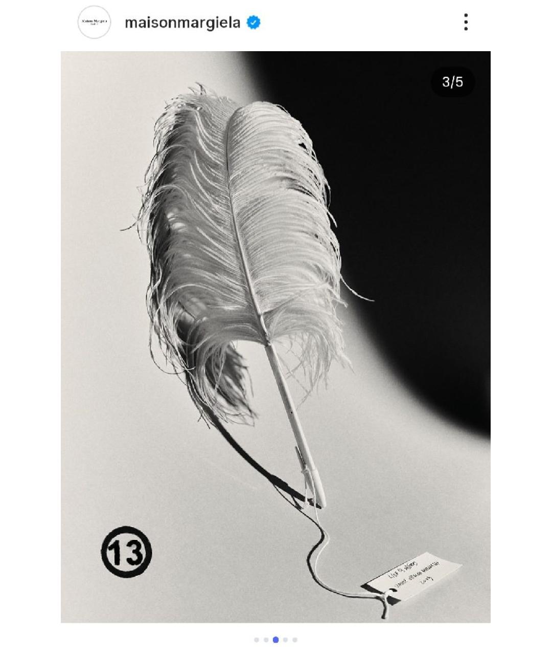 MAISON MARGIELA Белая перьевая ручка, фото 8