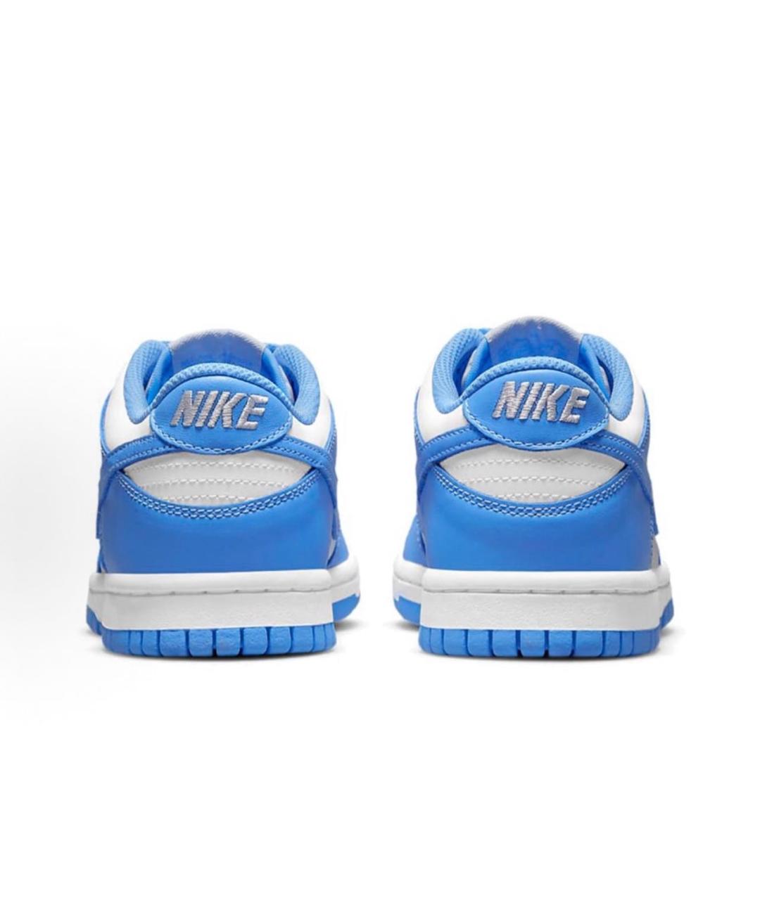 NIKE Голубые кожаные кеды, фото 4