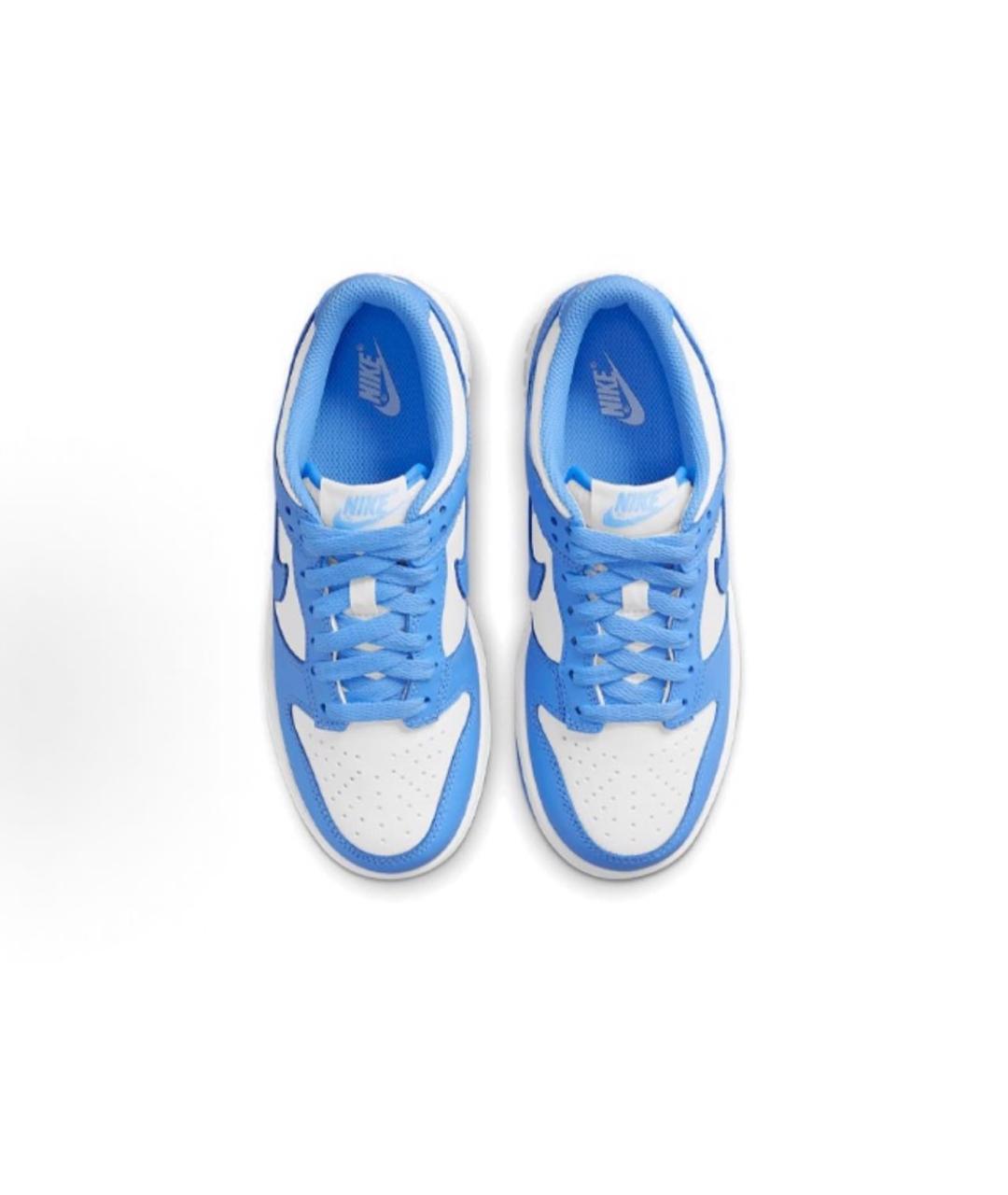 NIKE Голубые кожаные кеды, фото 3