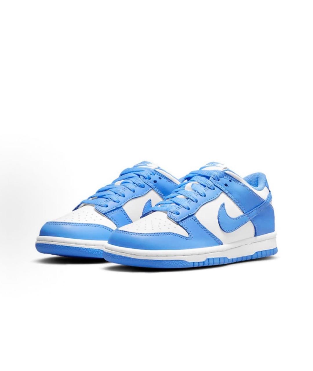 NIKE Голубые кожаные кеды, фото 2