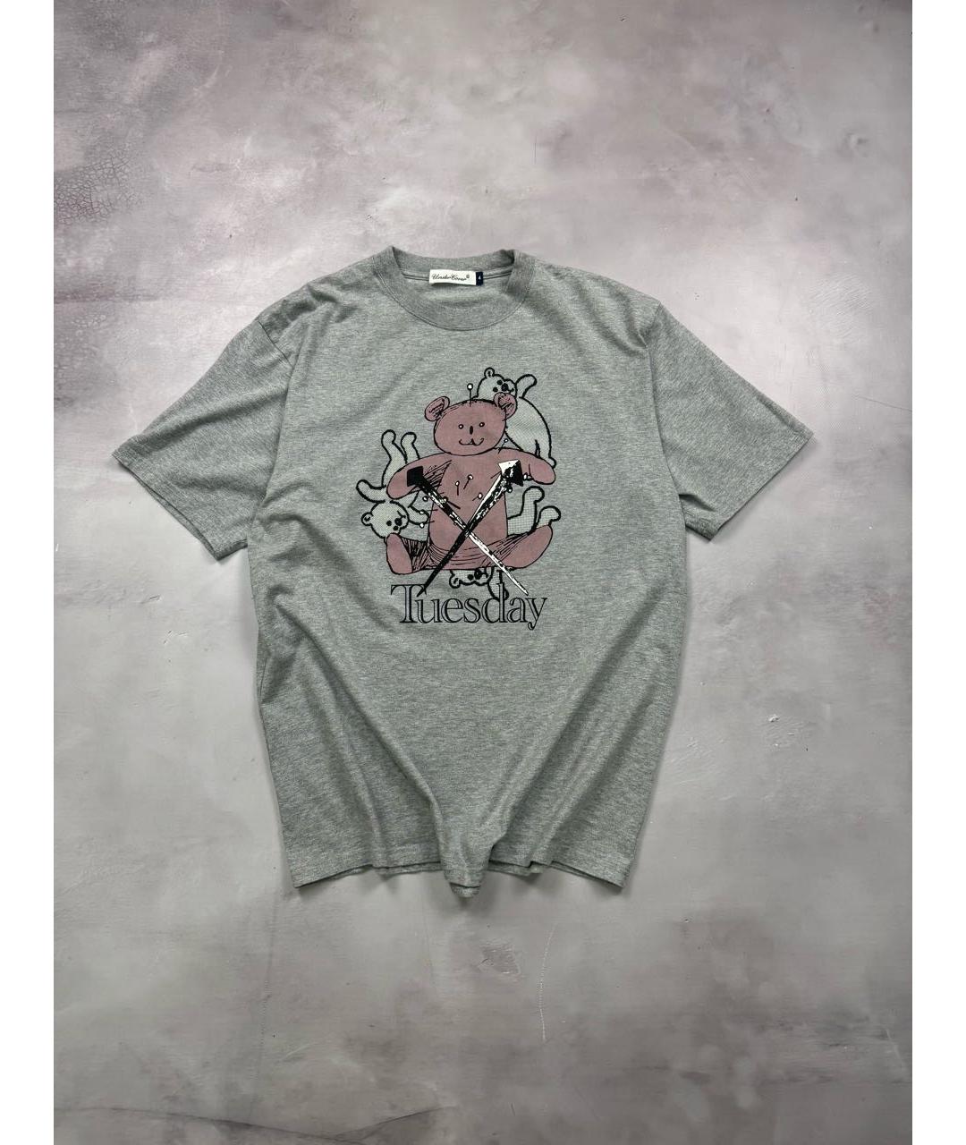 UNDERCOVER Серая хлопковая футболка, фото 9