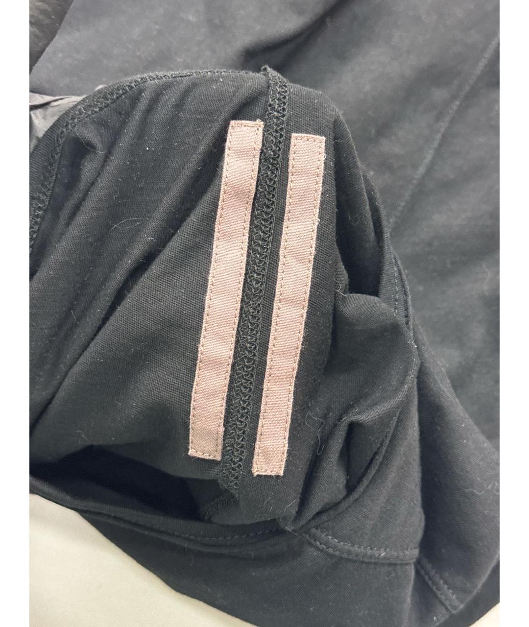 RICK OWENS DRKSHDW Черная хлопковая футболка, фото 7