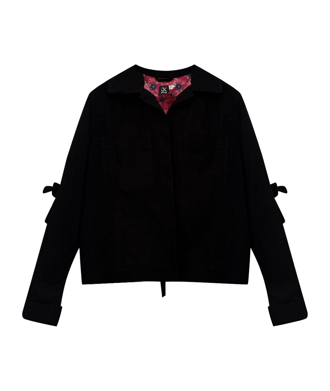 J.KIM Черная вискозная куртка, фото 1