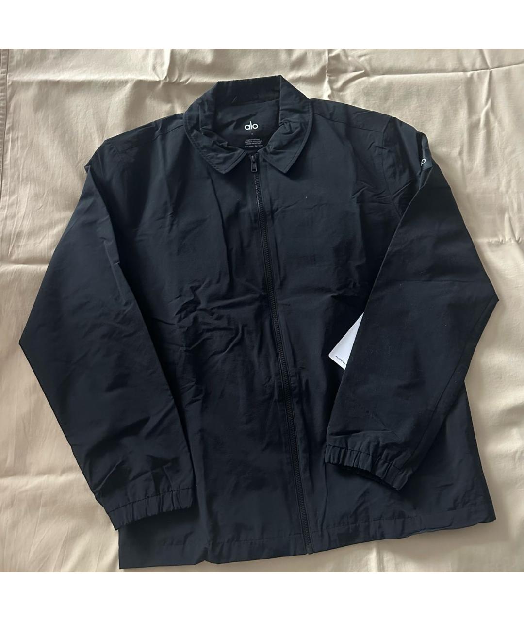 ALO YOGA Черная полиамидовая куртка, фото 8