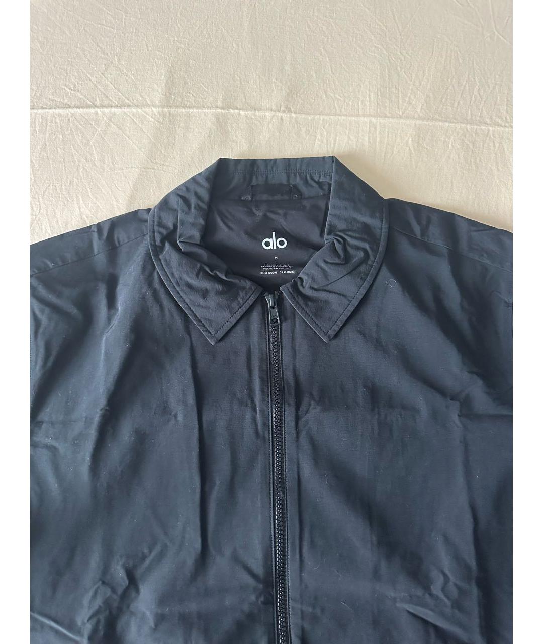 ALO YOGA Черная полиамидовая куртка, фото 4