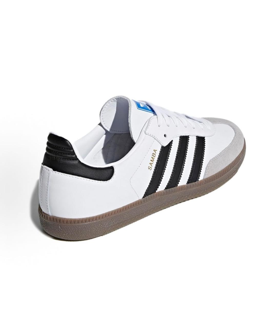 ADIDAS Белые кожаные кеды, фото 4