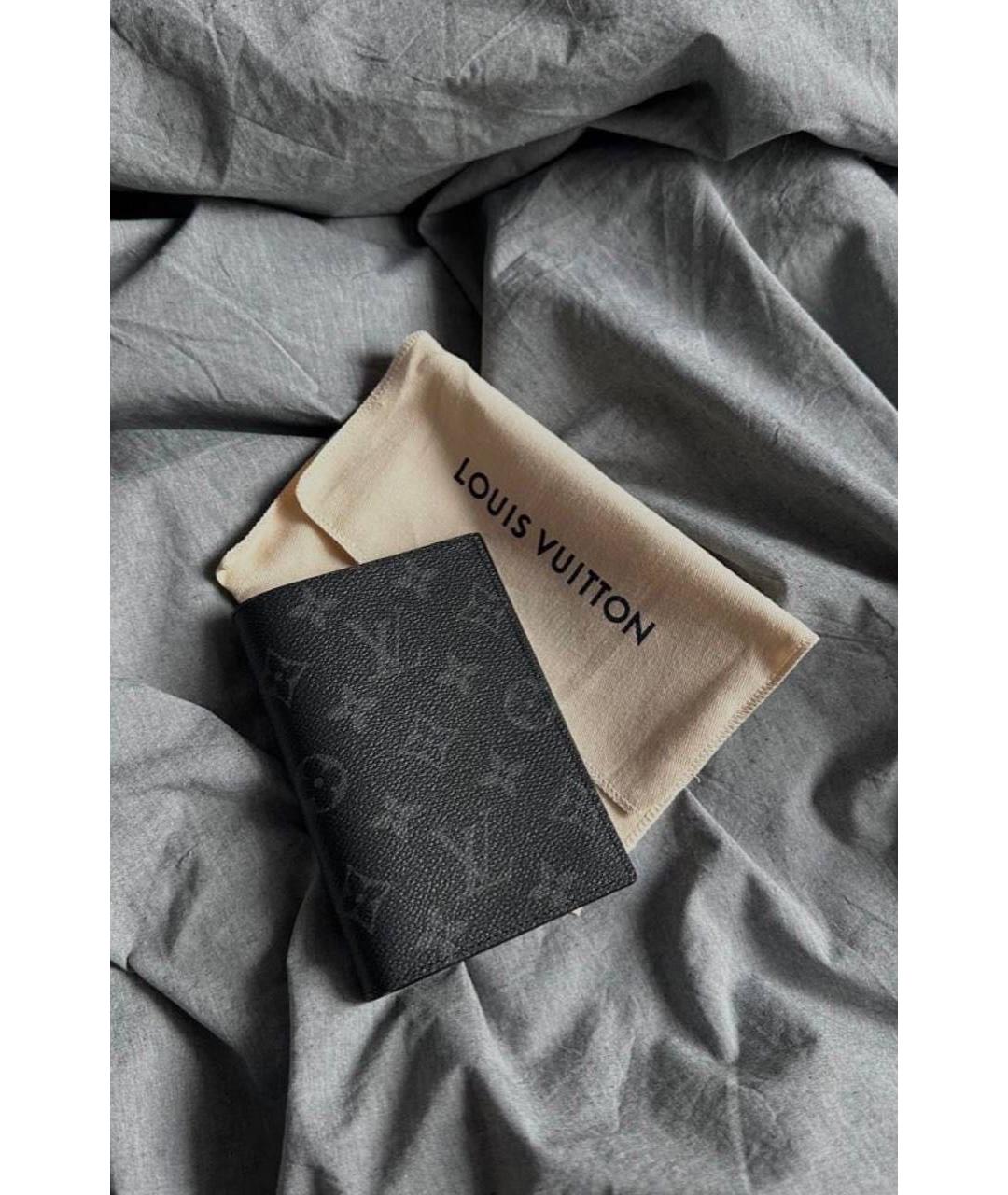 LOUIS VUITTON Черный кошелек, фото 5