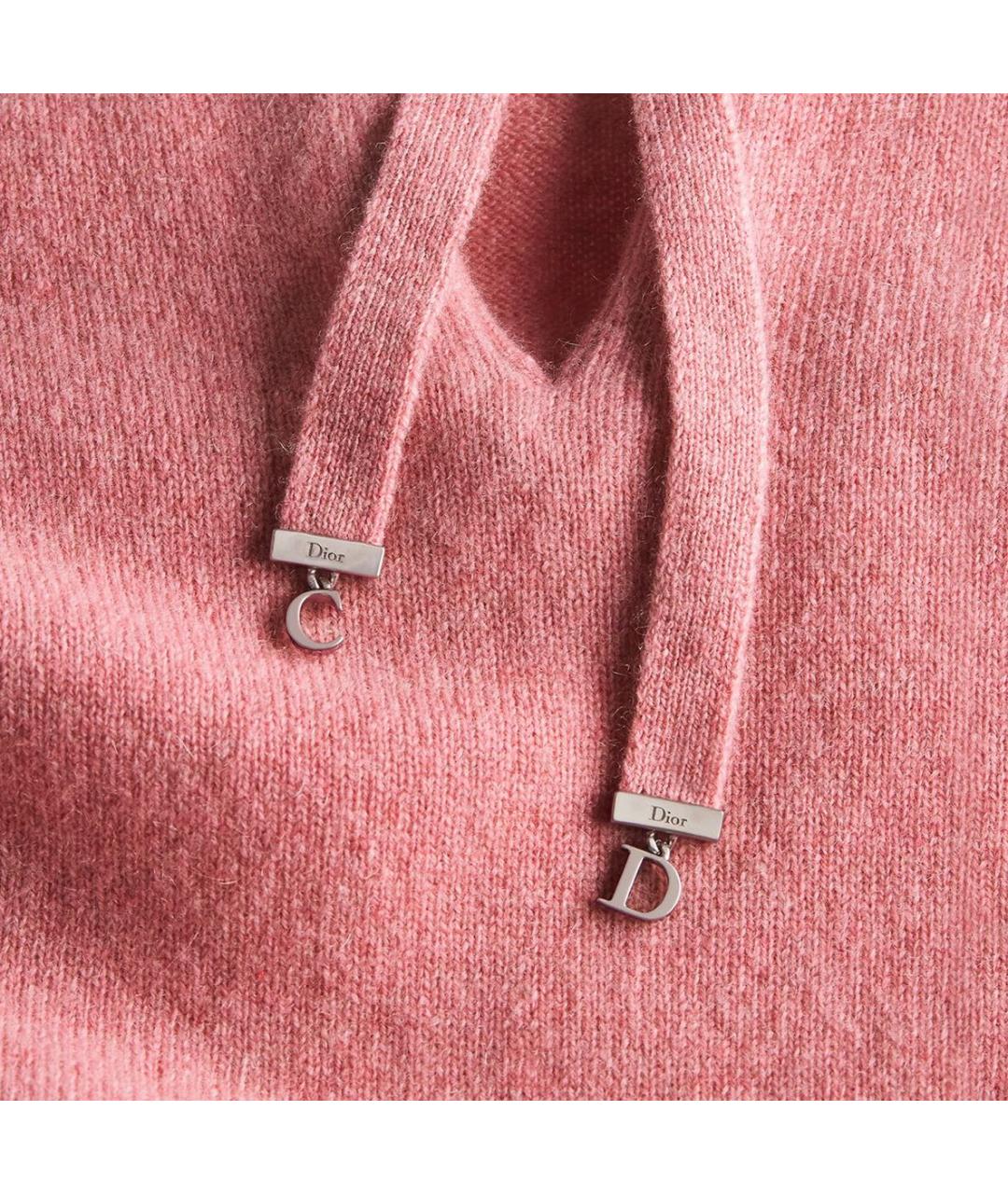 CHRISTIAN DIOR Розовый кашемировый джемпер / свитер, фото 2