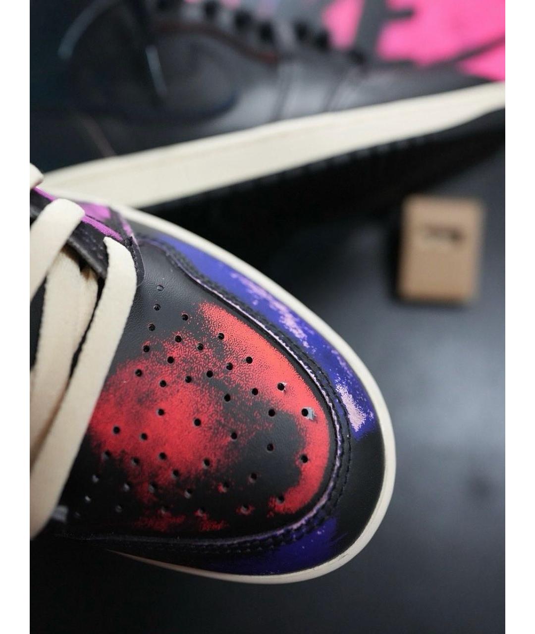 JORDAN Мульти кожаные высокие кроссовки / кеды, фото 8