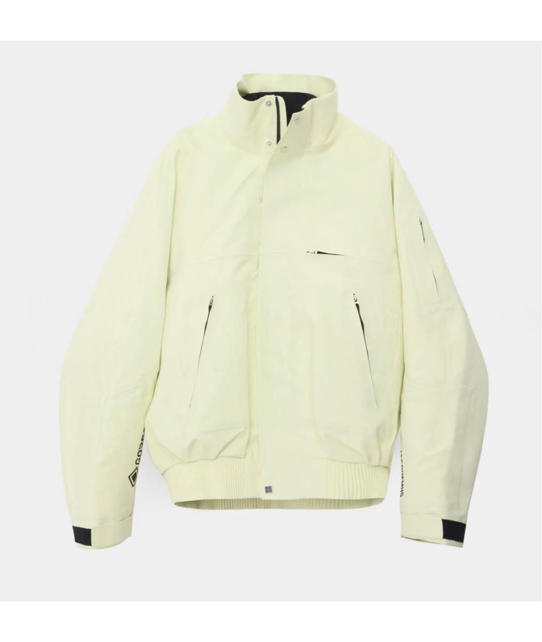 JACQUEMUS Салатовая полиэстеровая куртка, фото 7