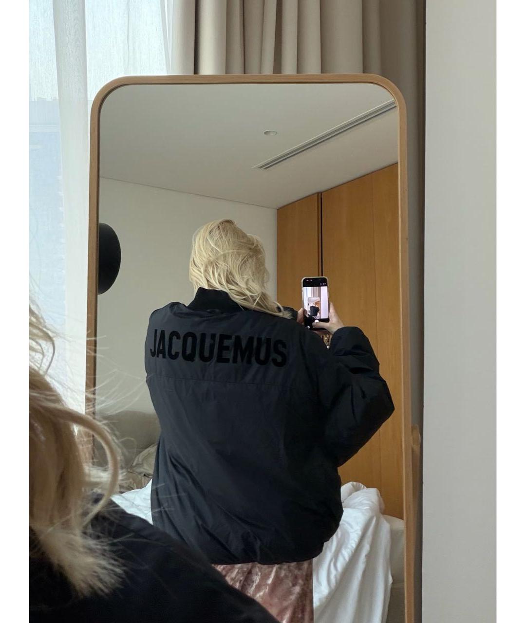 JACQUEMUS Салатовая полиэстеровая куртка, фото 6