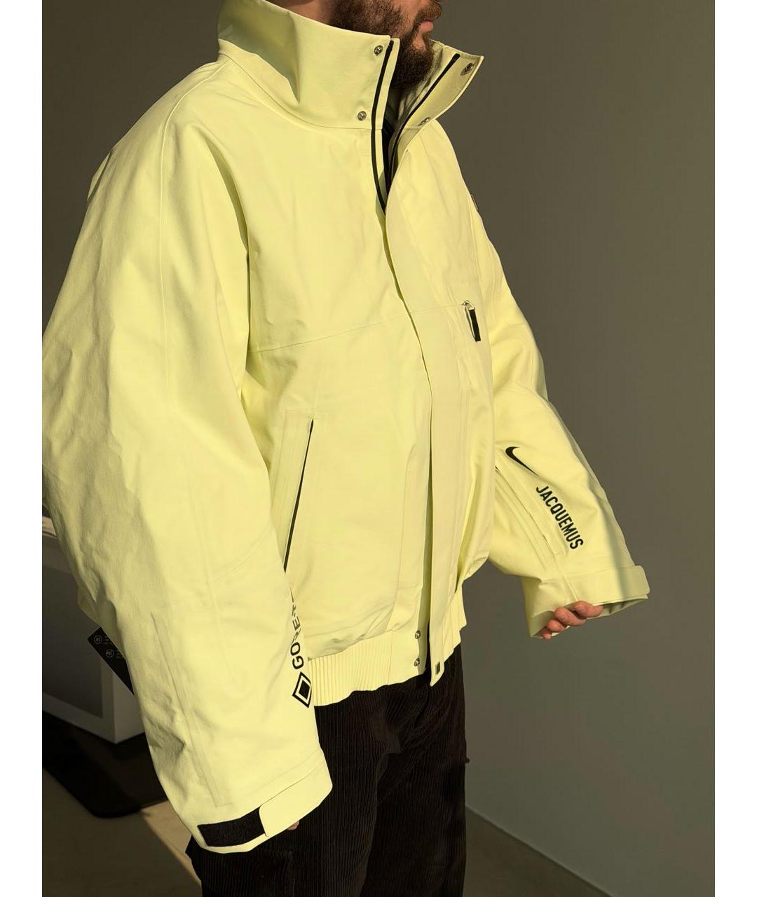 JACQUEMUS Салатовая полиэстеровая куртка, фото 2
