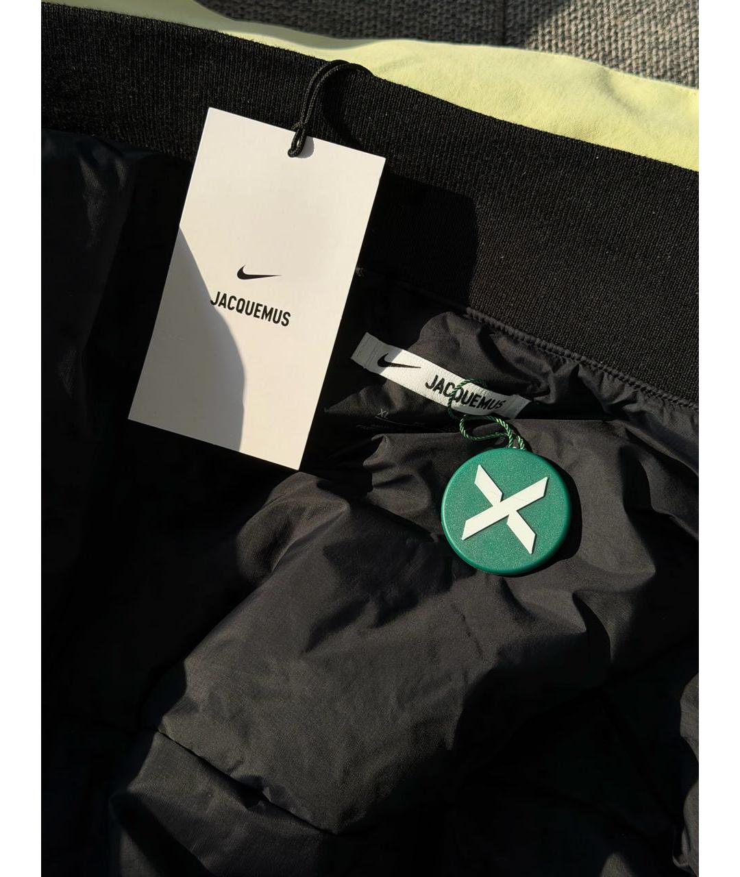 JACQUEMUS Салатовая полиэстеровая куртка, фото 4