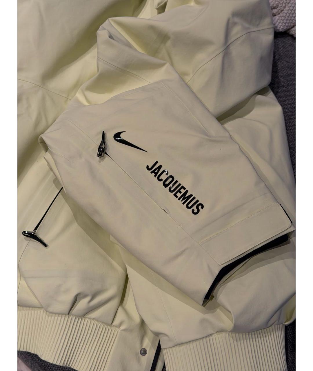 JACQUEMUS Салатовая полиэстеровая куртка, фото 5