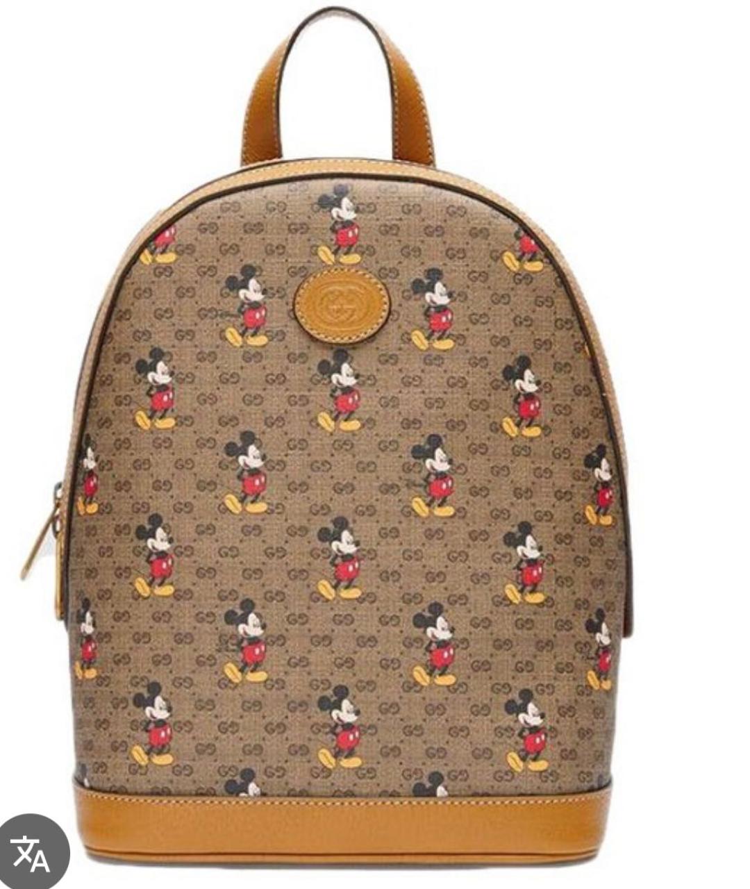 GUCCI Бежевый кожаный рюкзак, фото 5