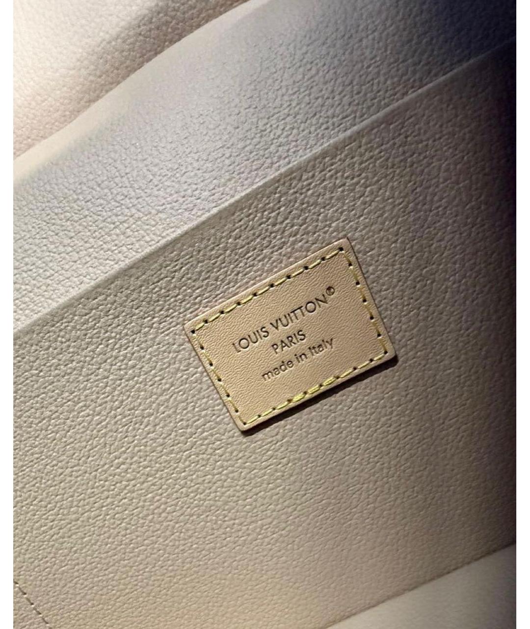 LOUIS VUITTON Коричневая косметичка, фото 7