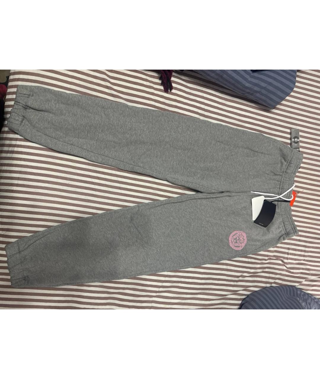 VERSACE Серый хлопковый костюм с брюками, фото 6