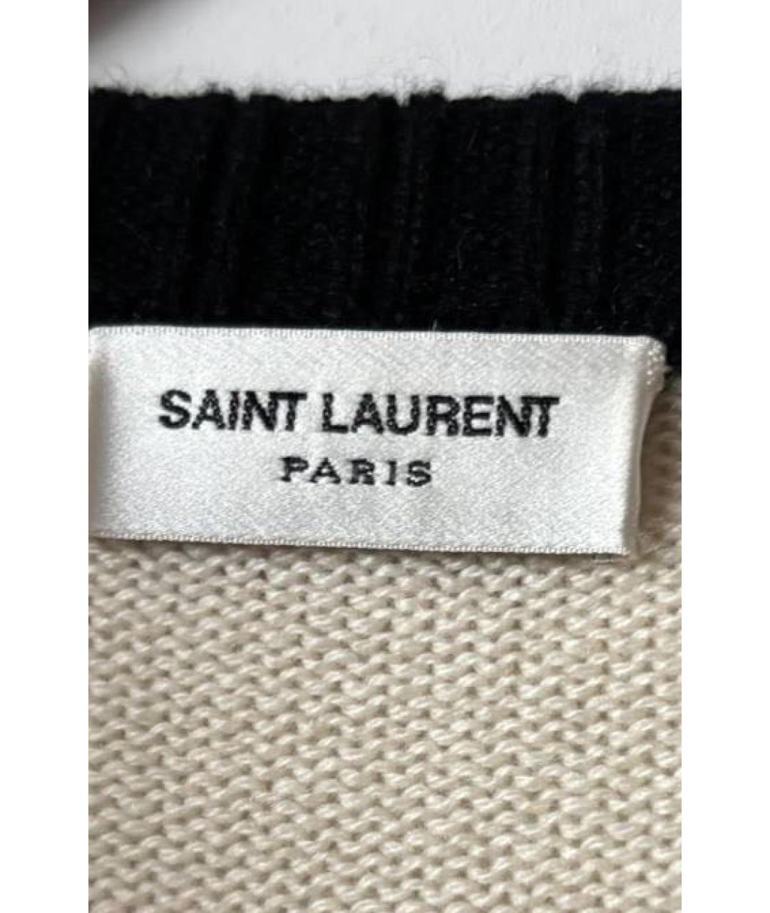 SAINT LAURENT Мульти хлопковый кардиган, фото 3