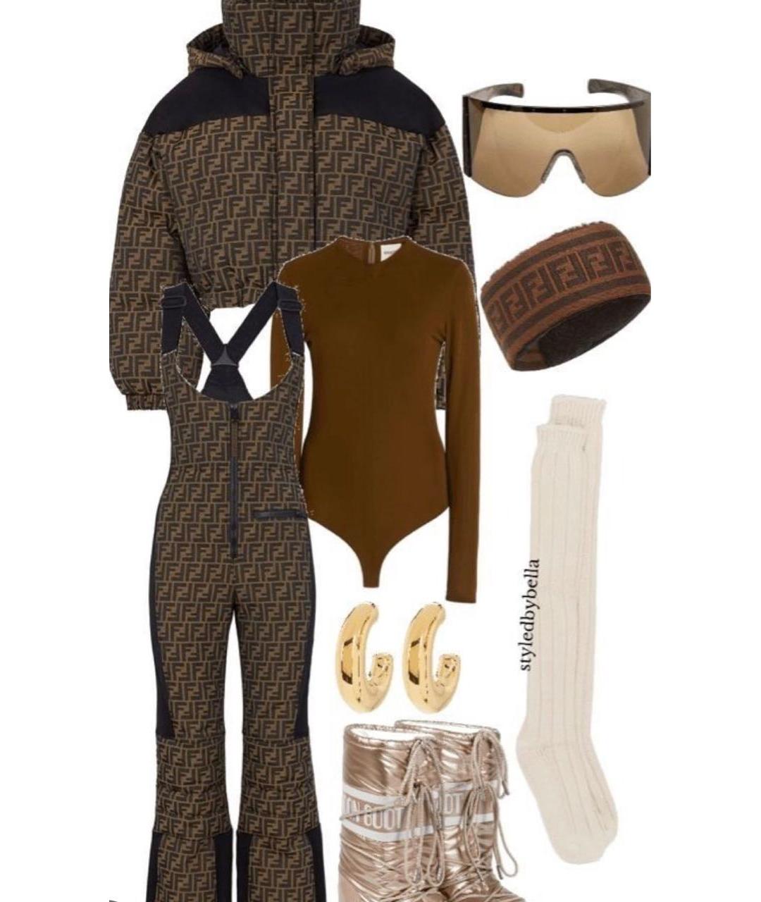 FENDI Коричневая куртка, фото 7