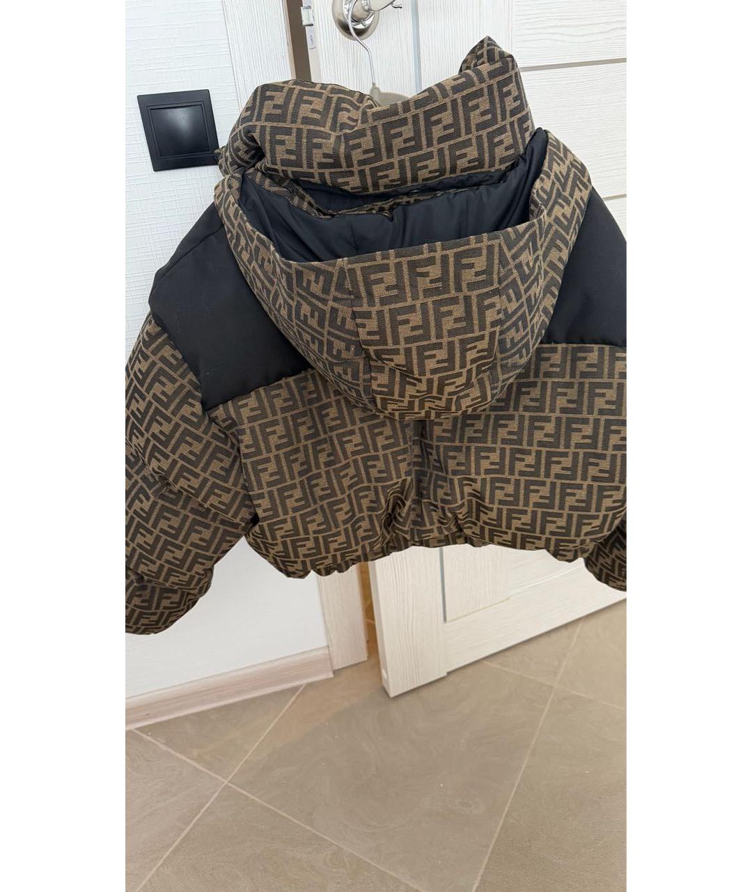 FENDI Коричневая куртка, фото 2