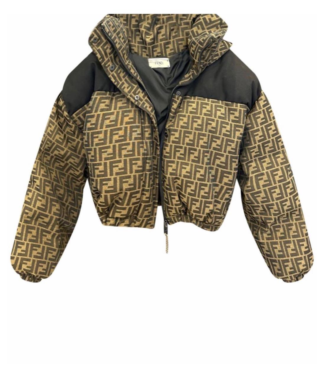FENDI Коричневая куртка, фото 9
