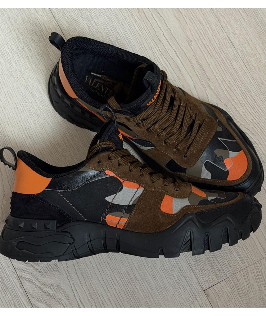 VALENTINO Мульти низкие кроссовки / кеды, фото 5