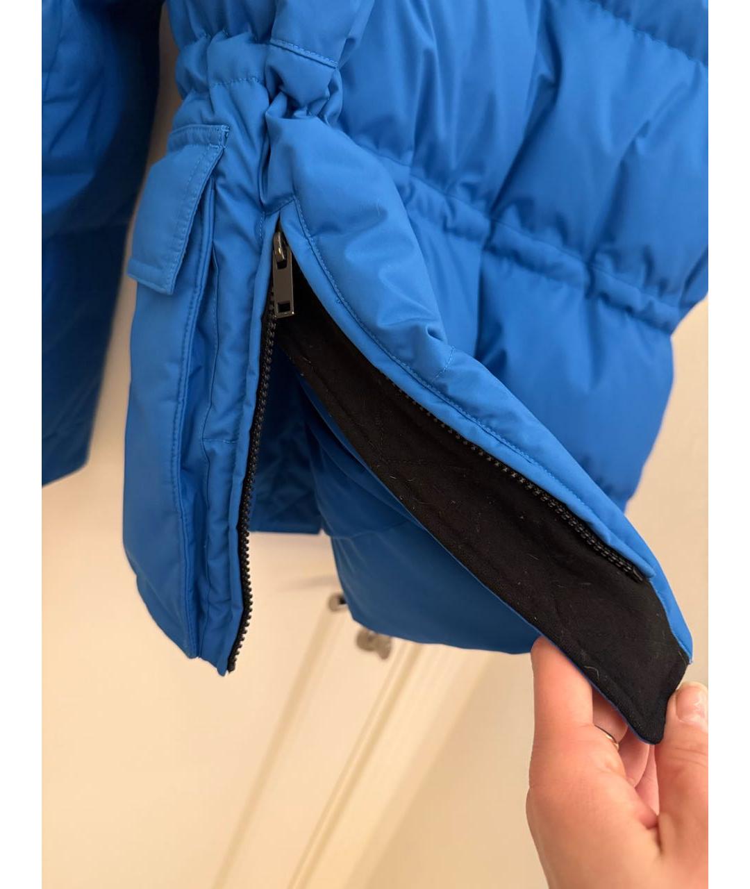 12 STOREEZ Синий полиэстеровый пуховик, фото 5