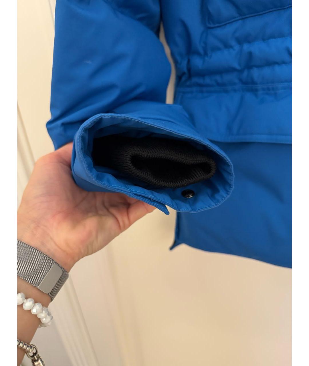 12 STOREEZ Синий полиэстеровый пуховик, фото 6