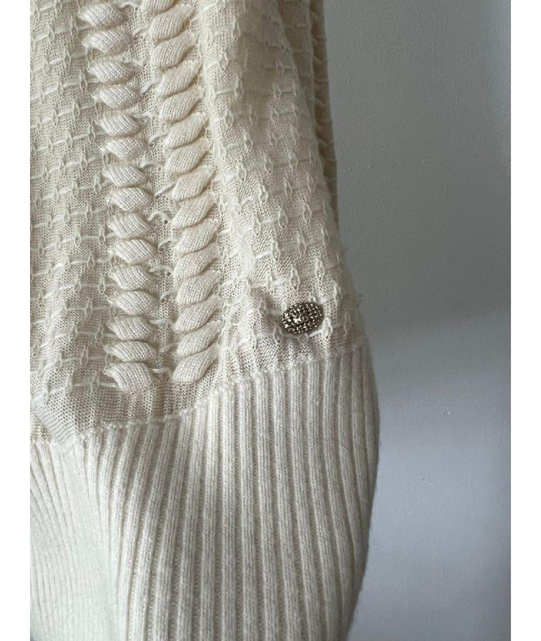 CHANEL Бежевый кашемировый джемпер / свитер, фото 4