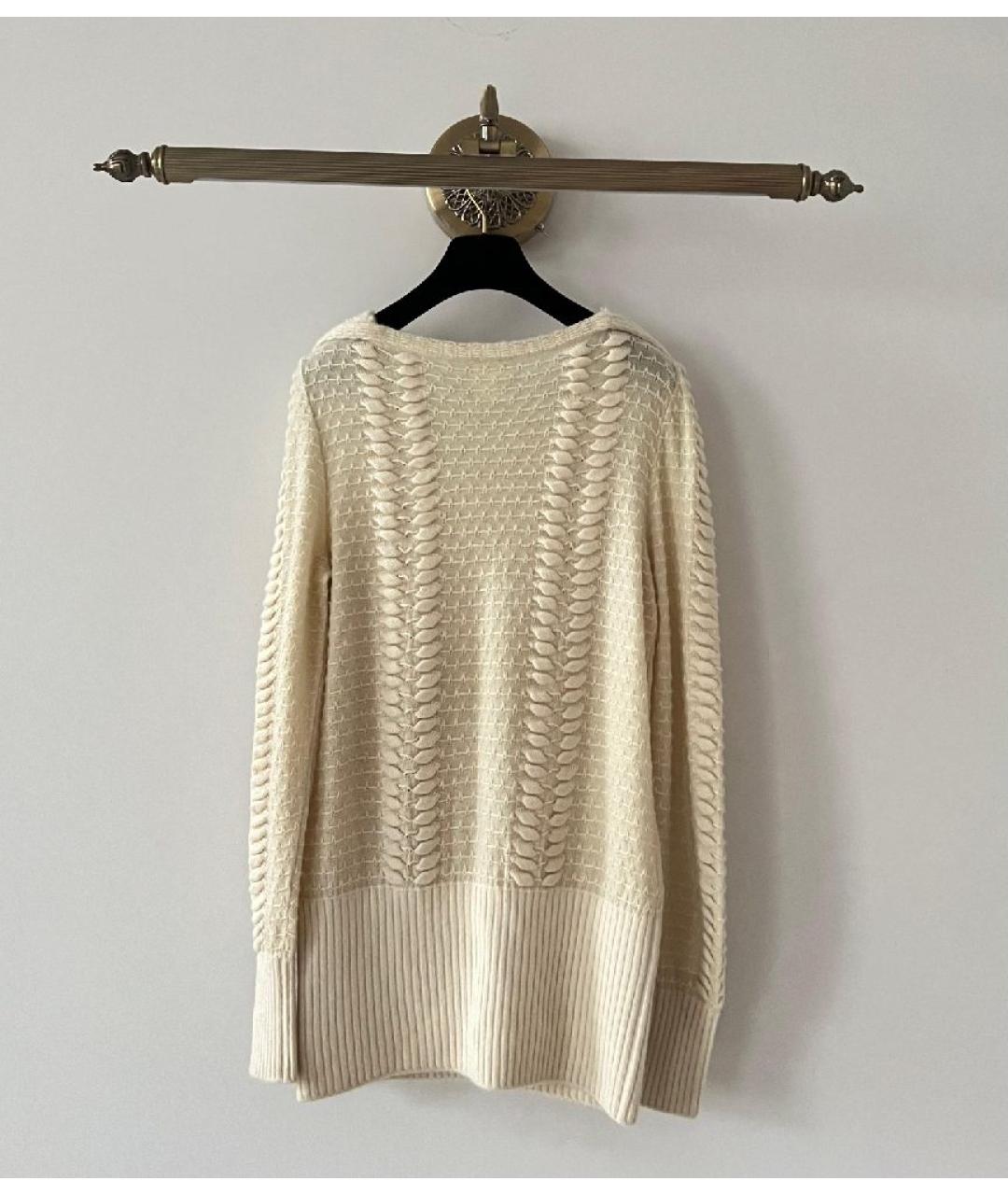 CHANEL Бежевый кашемировый джемпер / свитер, фото 2