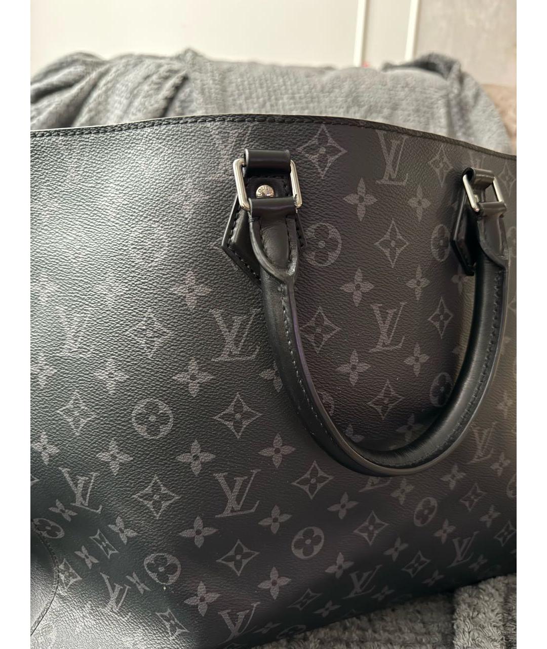 LOUIS VUITTON Черная сумка тоут, фото 6