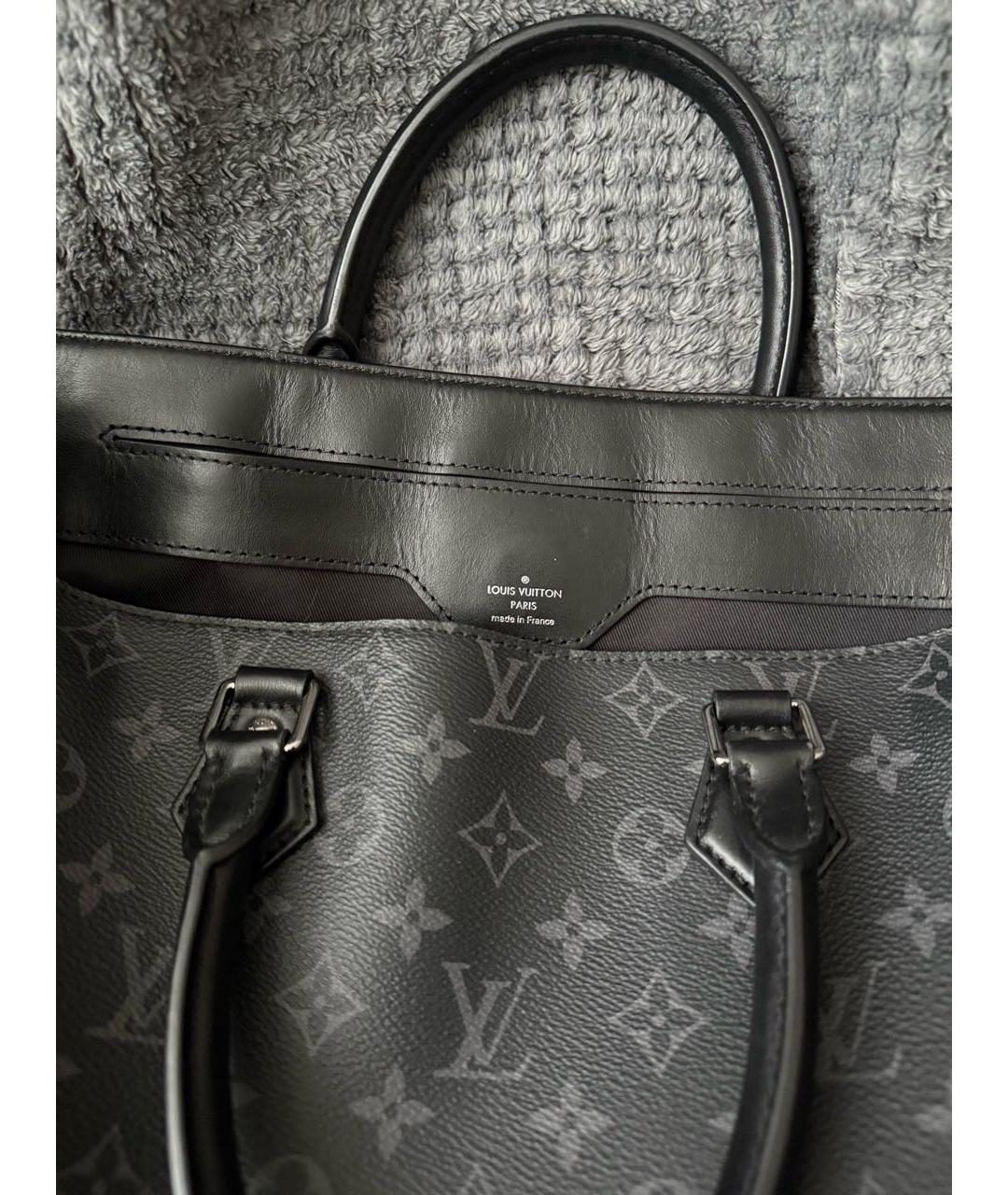 LOUIS VUITTON Черная сумка тоут, фото 2