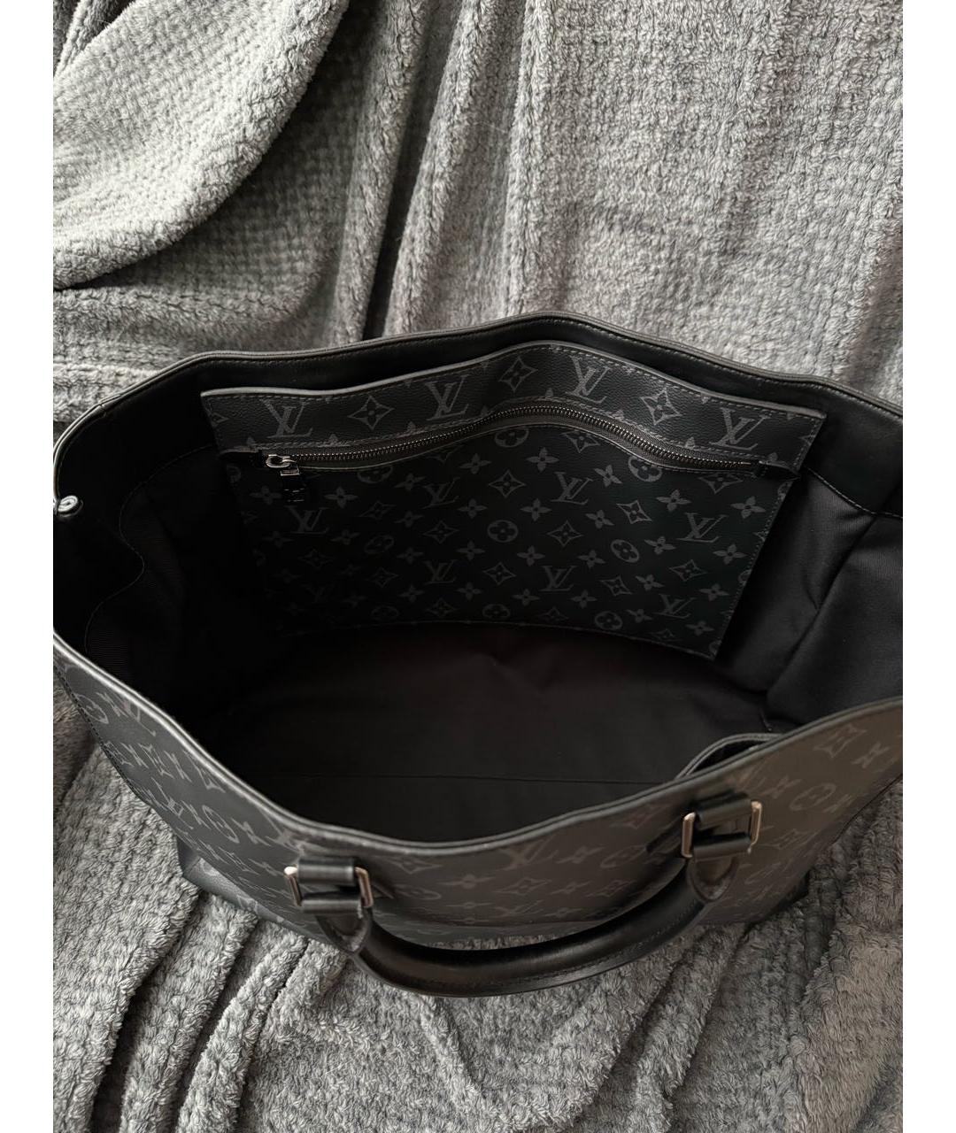 LOUIS VUITTON Черная сумка тоут, фото 3