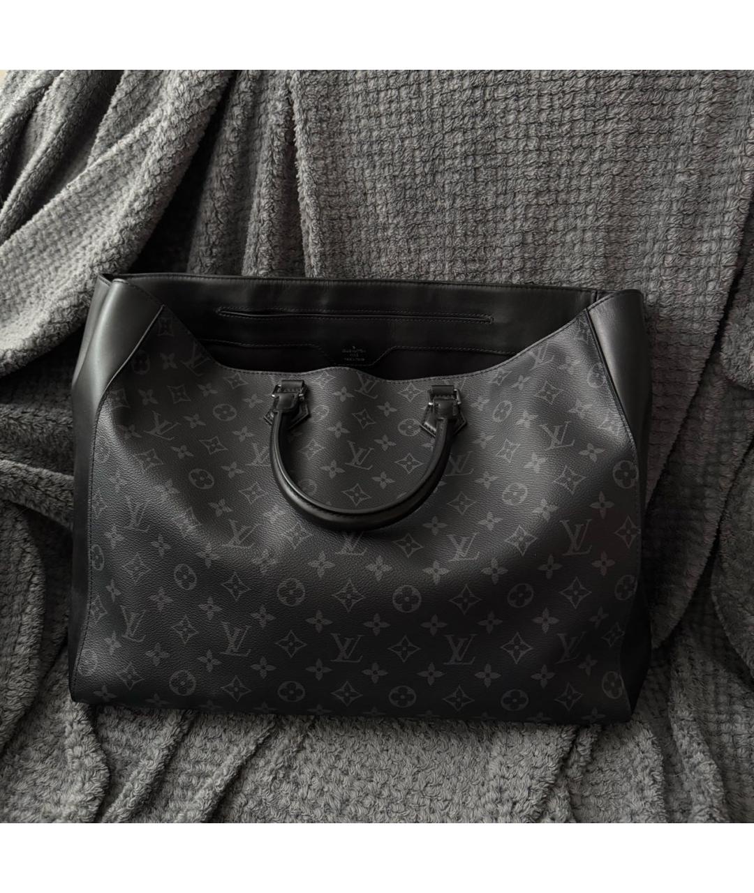 LOUIS VUITTON Черная сумка тоут, фото 7