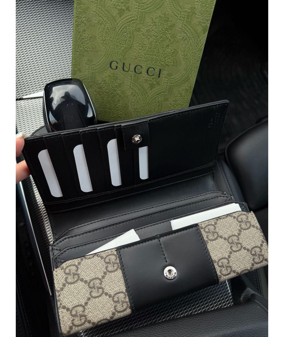 GUCCI Бежевый кошелек, фото 2