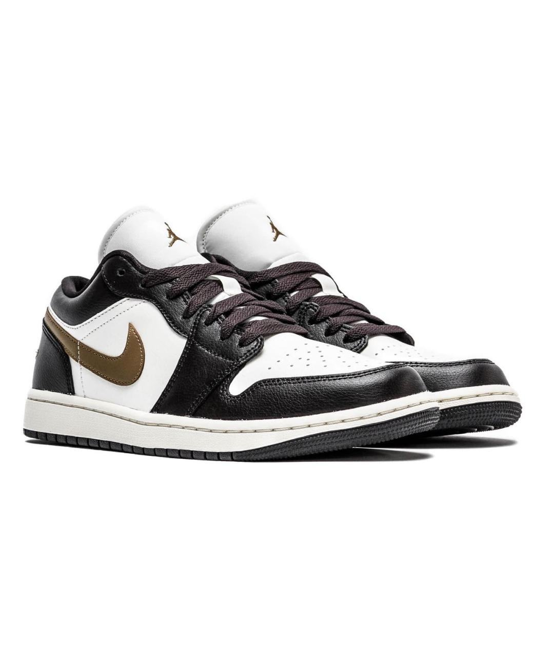 JORDAN Коричневые кожаные кроссовки, фото 7