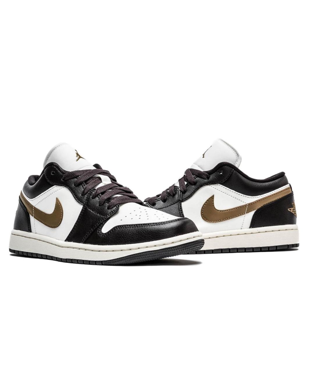 JORDAN Коричневые кожаные кроссовки, фото 6