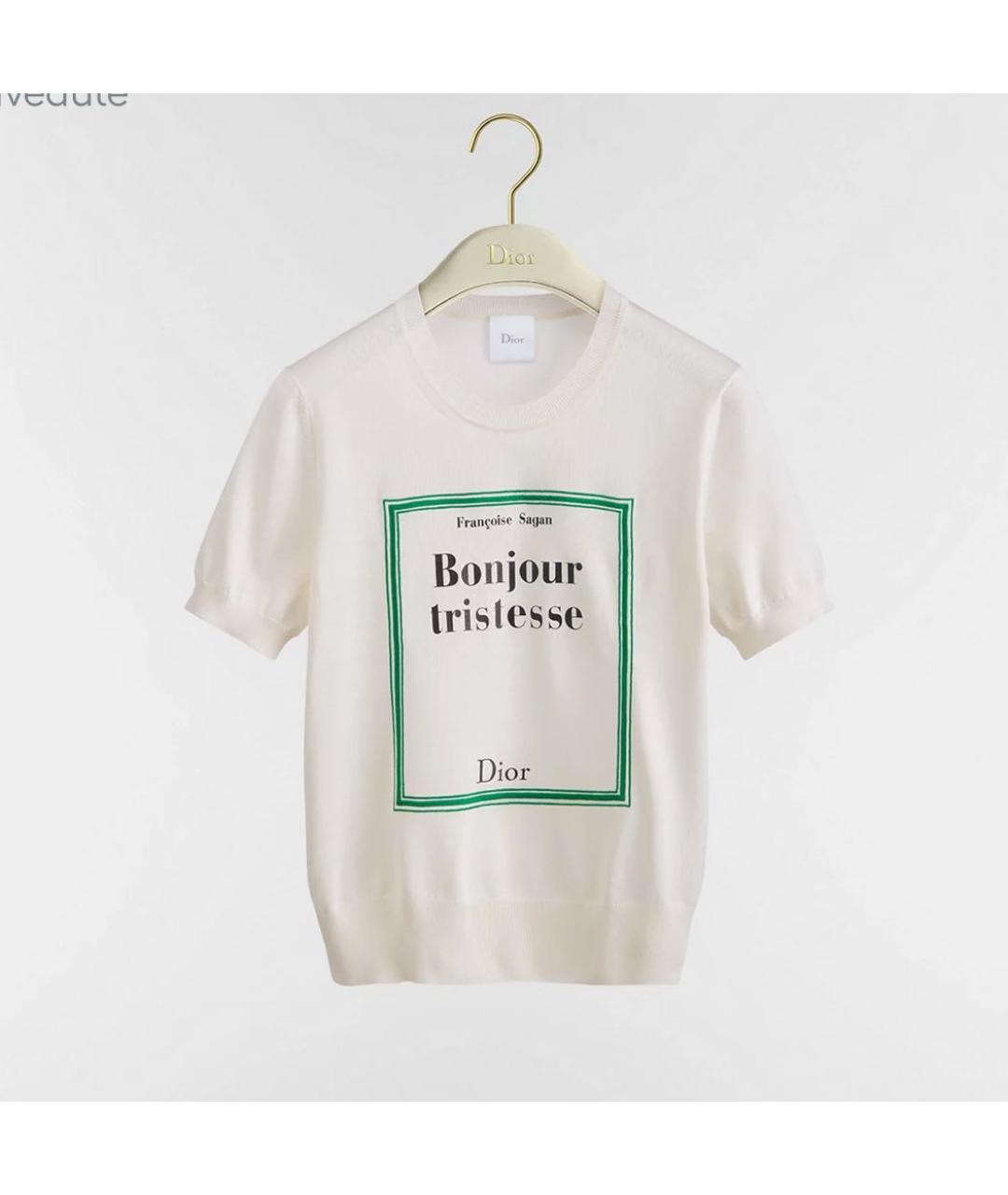 CHRISTIAN DIOR Белый джемпер / свитер, фото 3