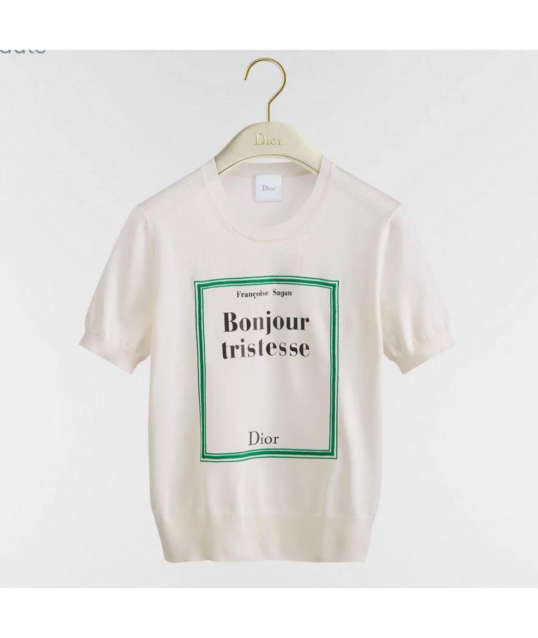 CHRISTIAN DIOR Белый джемпер / свитер, фото 4