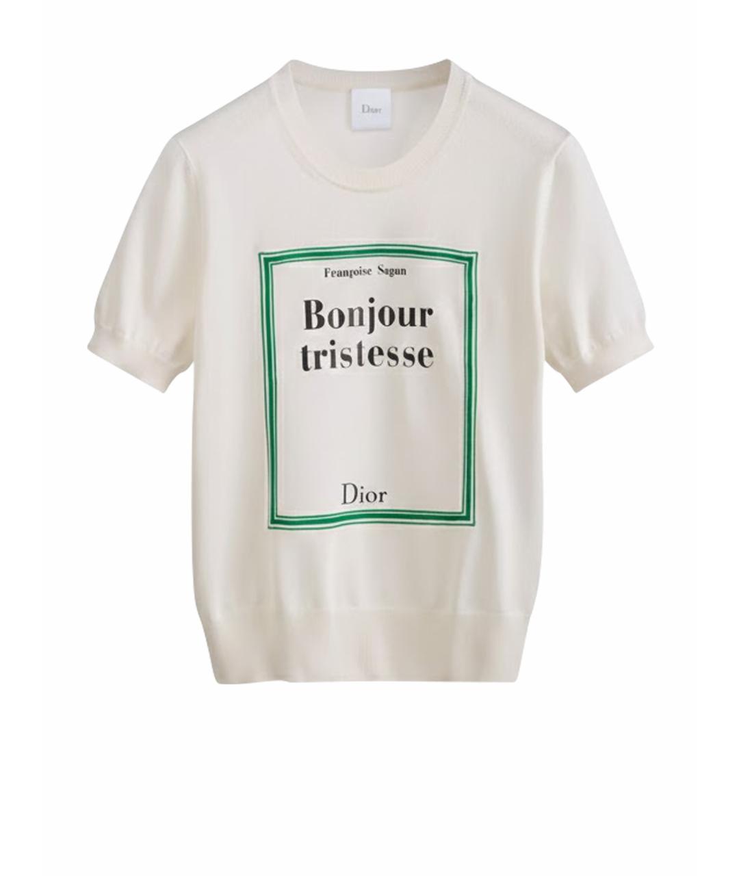 CHRISTIAN DIOR Белый джемпер / свитер, фото 1