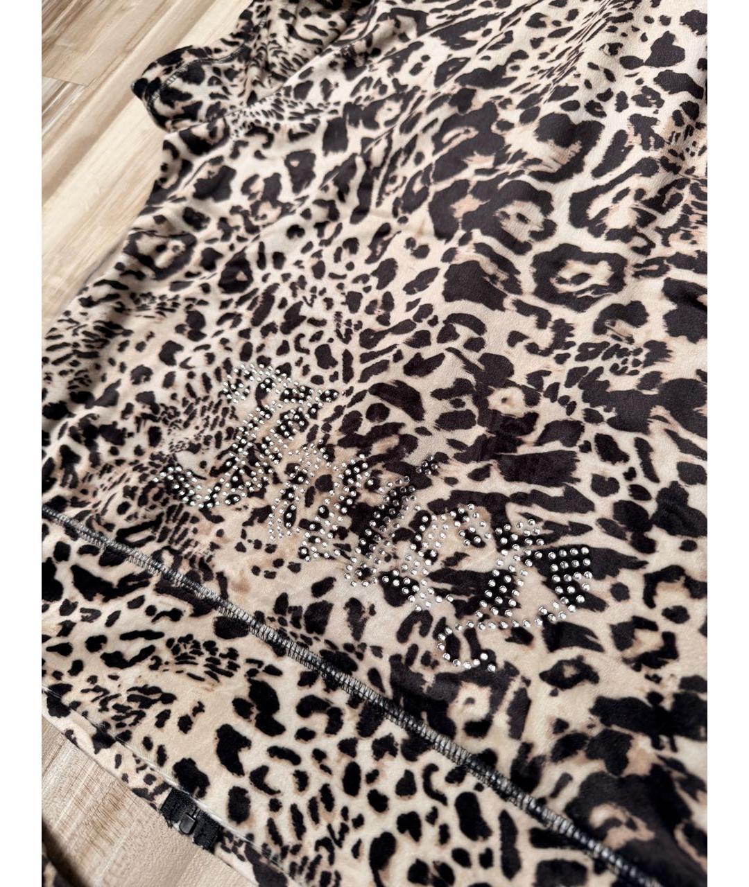 JUICY COUTURE Коричневый хлопко-эластановый спортивные костюмы, фото 5