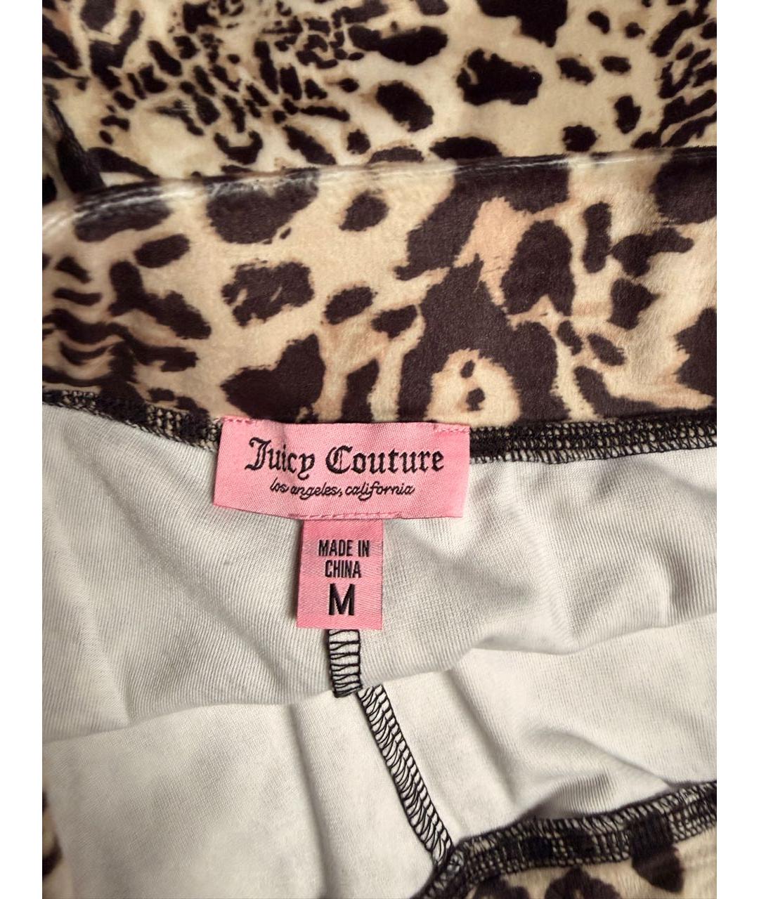 JUICY COUTURE Коричневый хлопко-эластановый спортивные костюмы, фото 7
