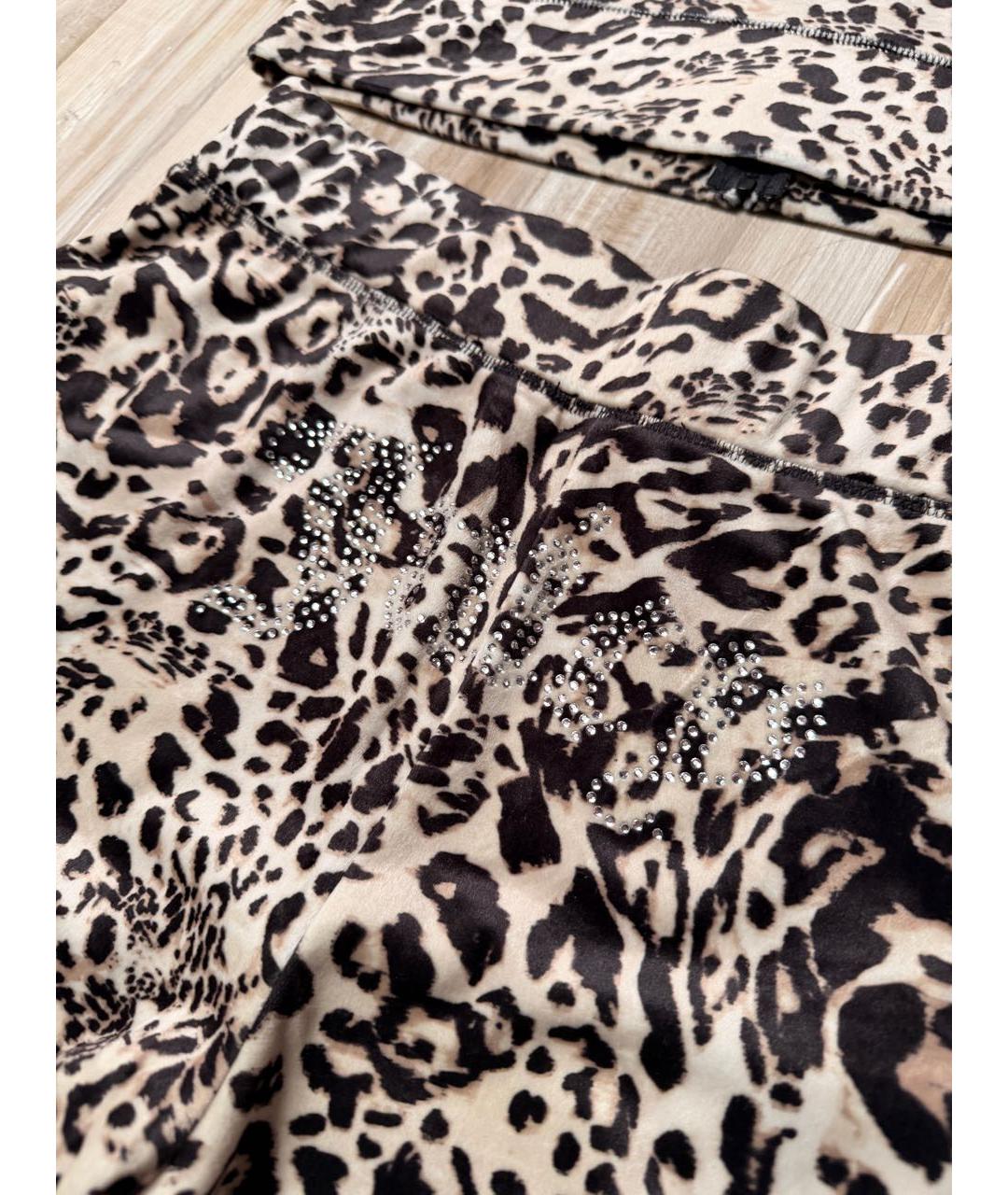 JUICY COUTURE Коричневый хлопко-эластановый спортивные костюмы, фото 6