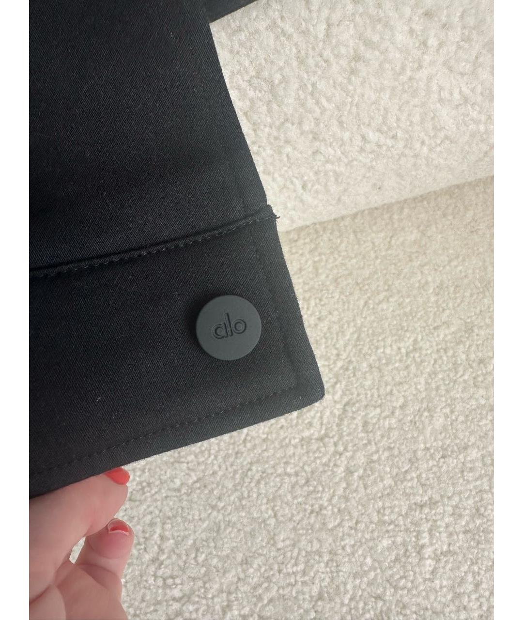 ALO YOGA Черная полиамидовая куртка, фото 4