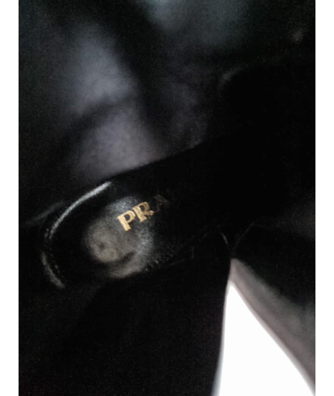 PRADA Серые замшевые ботильоны, фото 5