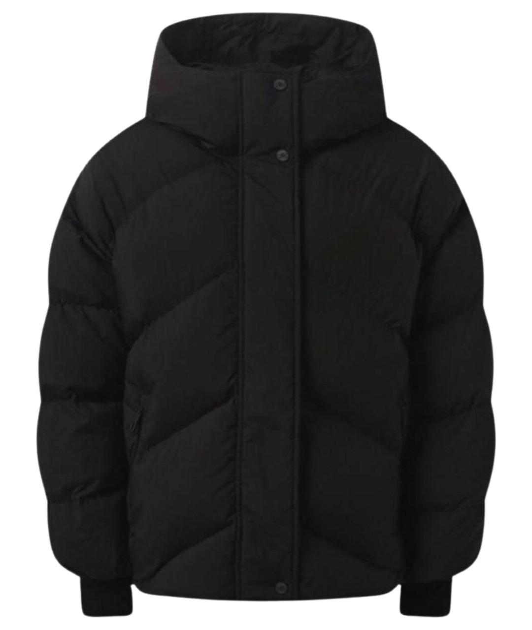 HERMES Черный полиэстеровый пуховик, фото 1