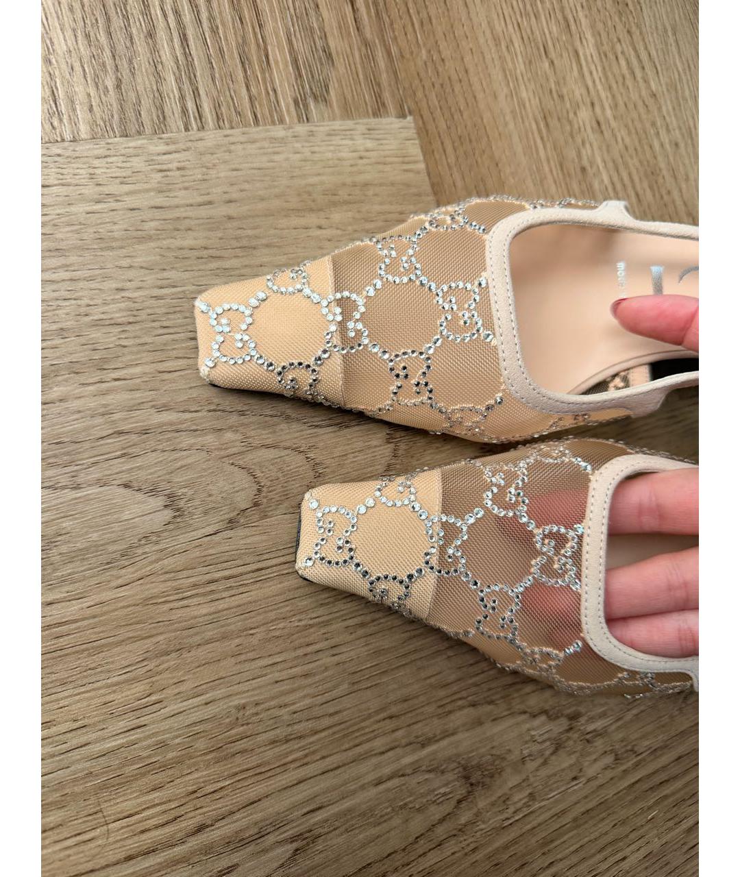 GUCCI Розовые мюли, фото 2