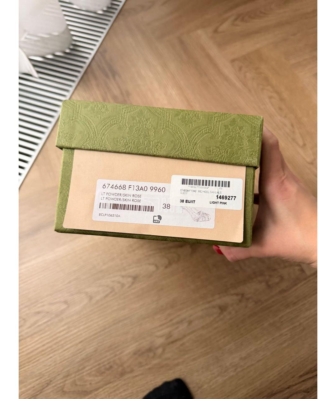 GUCCI Розовые мюли, фото 5