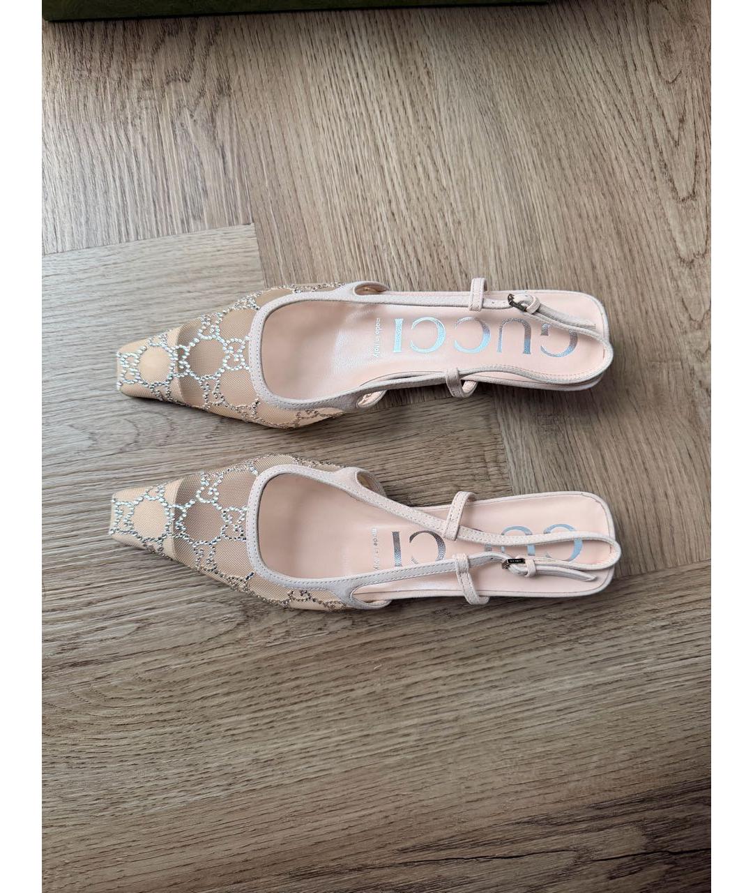 GUCCI Розовые мюли, фото 3